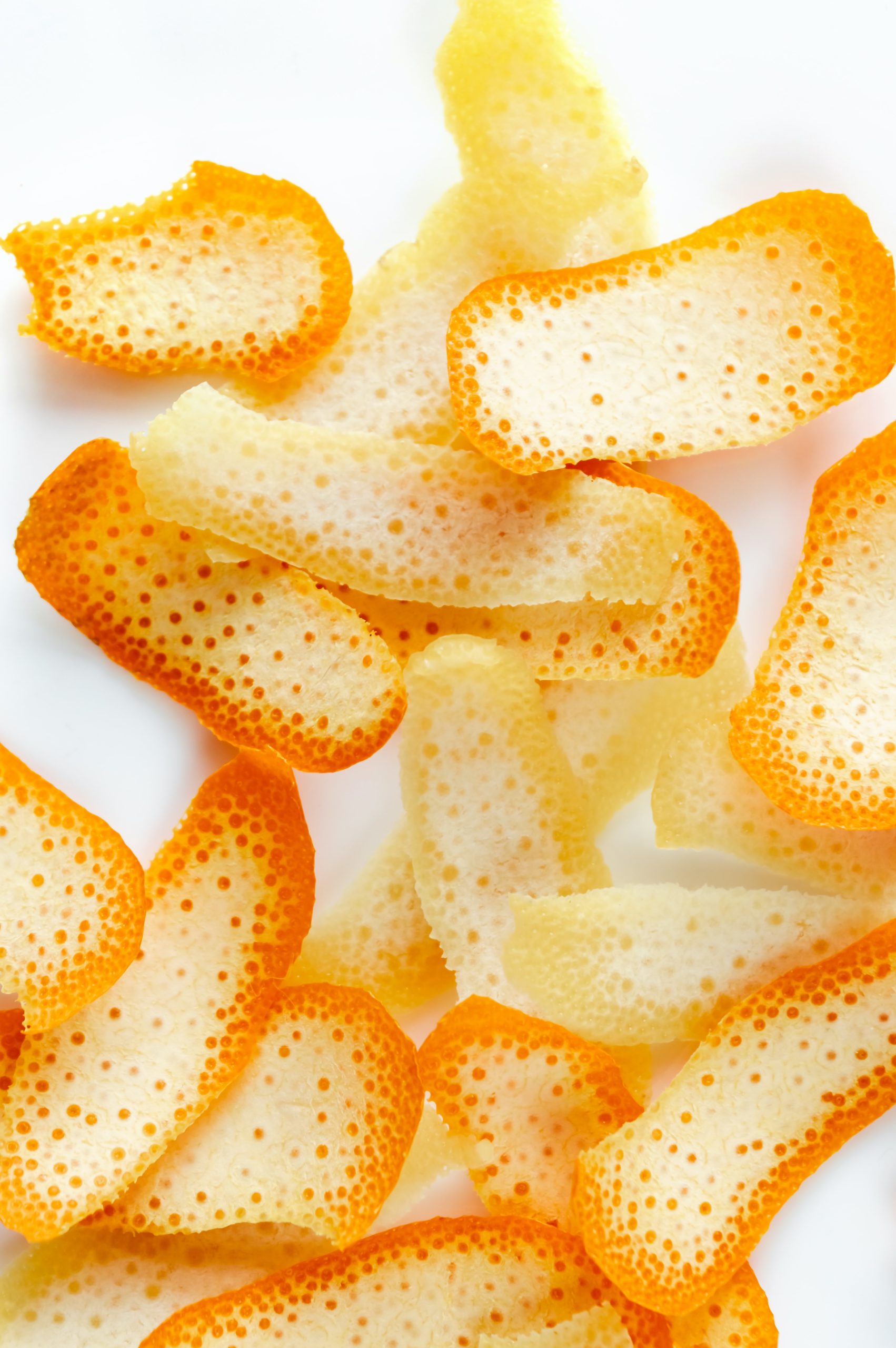 Orangen schälen