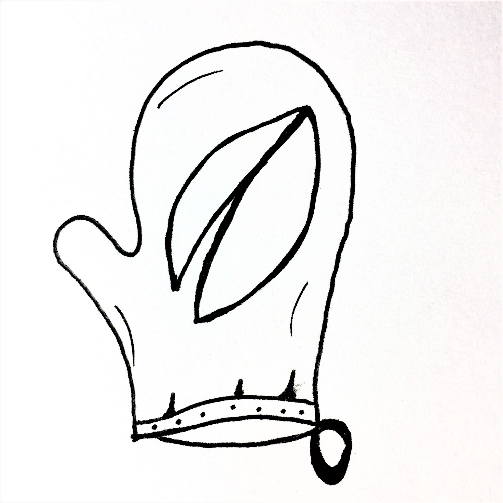 Zeichnung Ökofresh Handschuh