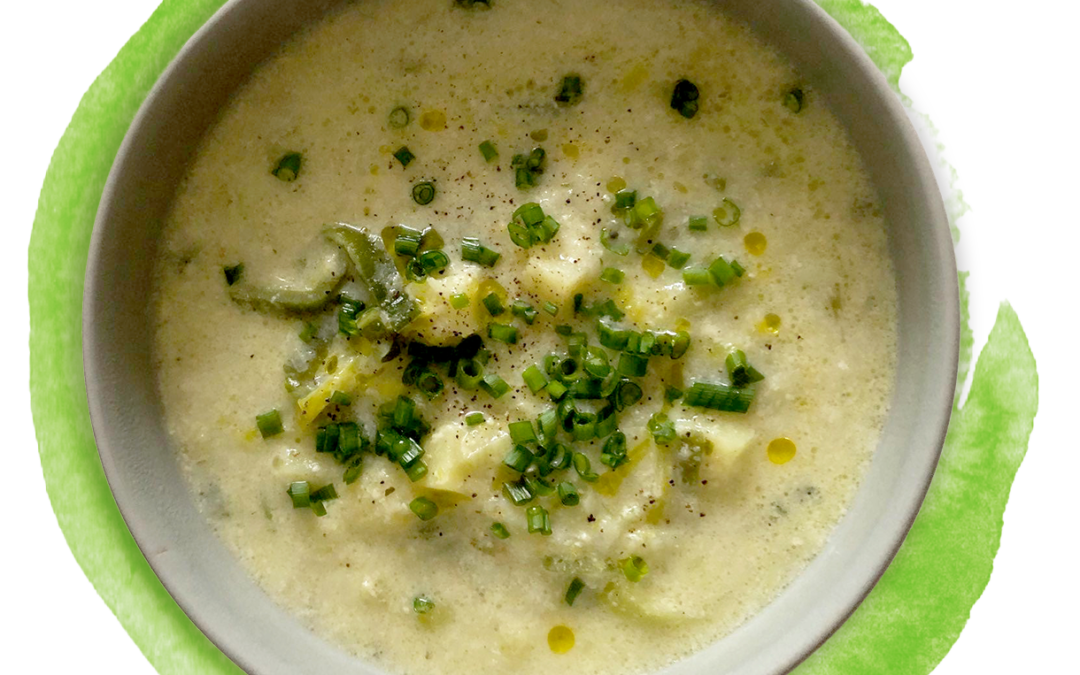 Köstliche Käse-Lauch-Suppe