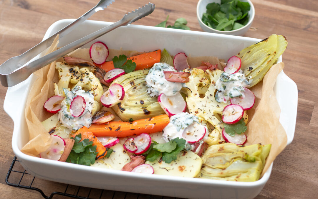 Saisonales Gemüse neu gegrillt